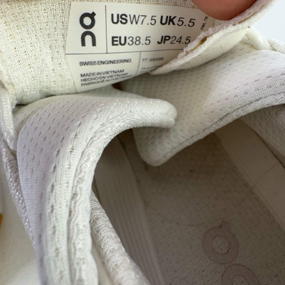 On Running Cloudnova CloudTec Sneakers Undyed-White White Women’s 7.5 - Picture 5 of 11